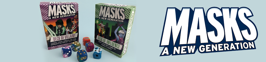 Masks cards & dice